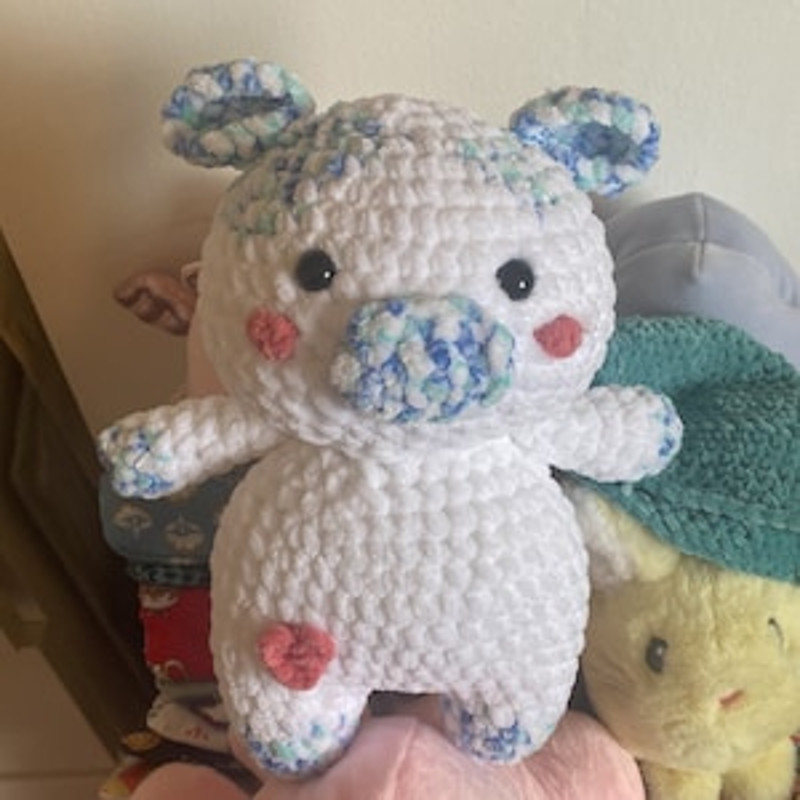 2in1 Crochet Pattern  Chubby Milky Cow Crochet Milk Cow Pattern Cute Farm Animal 3