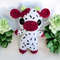 2in1 Crochet Pattern  Chubby Milky Cow Crochet Milk Cow Pattern Cute Farm Animal 13