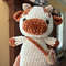 2in1 Crochet Pattern  Chubby Milky Cow Crochet Milk Cow Pattern Cute Farm Animal 4