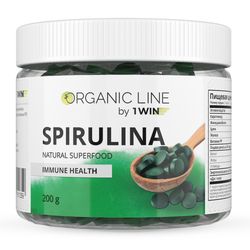 Spirulina in pills, detox for weight loss, immune health, 200g