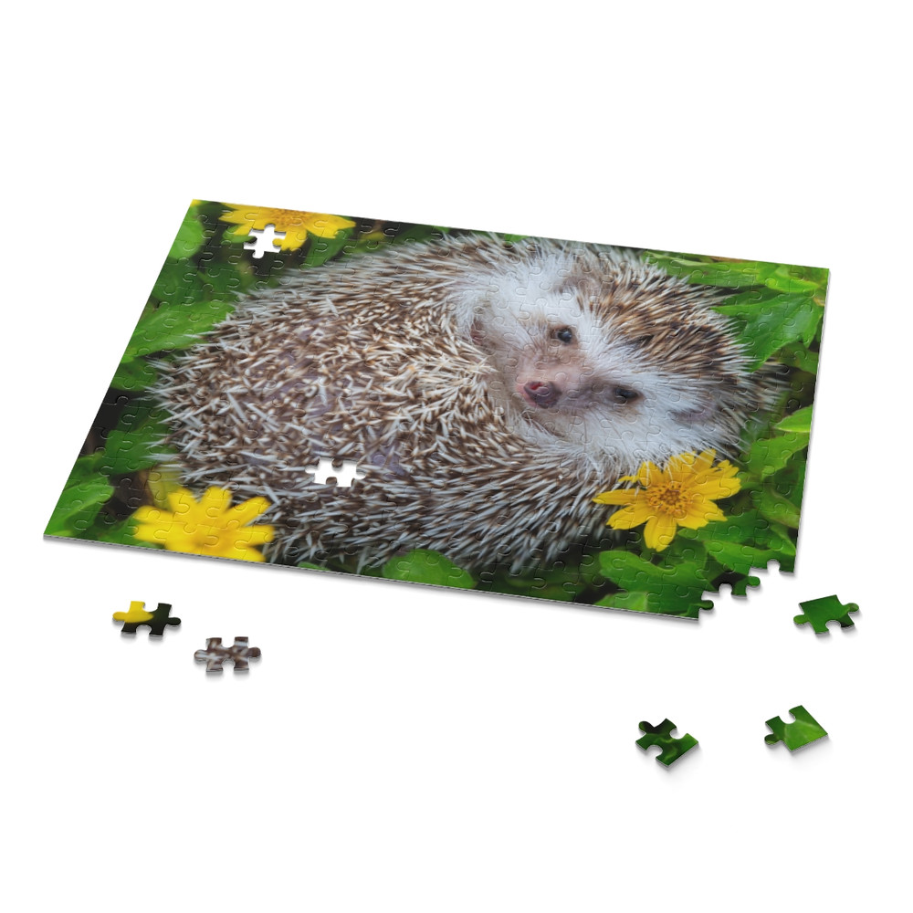 Custom Hedgehog Puzzle Nature Puzzle Family Puzzle 1
