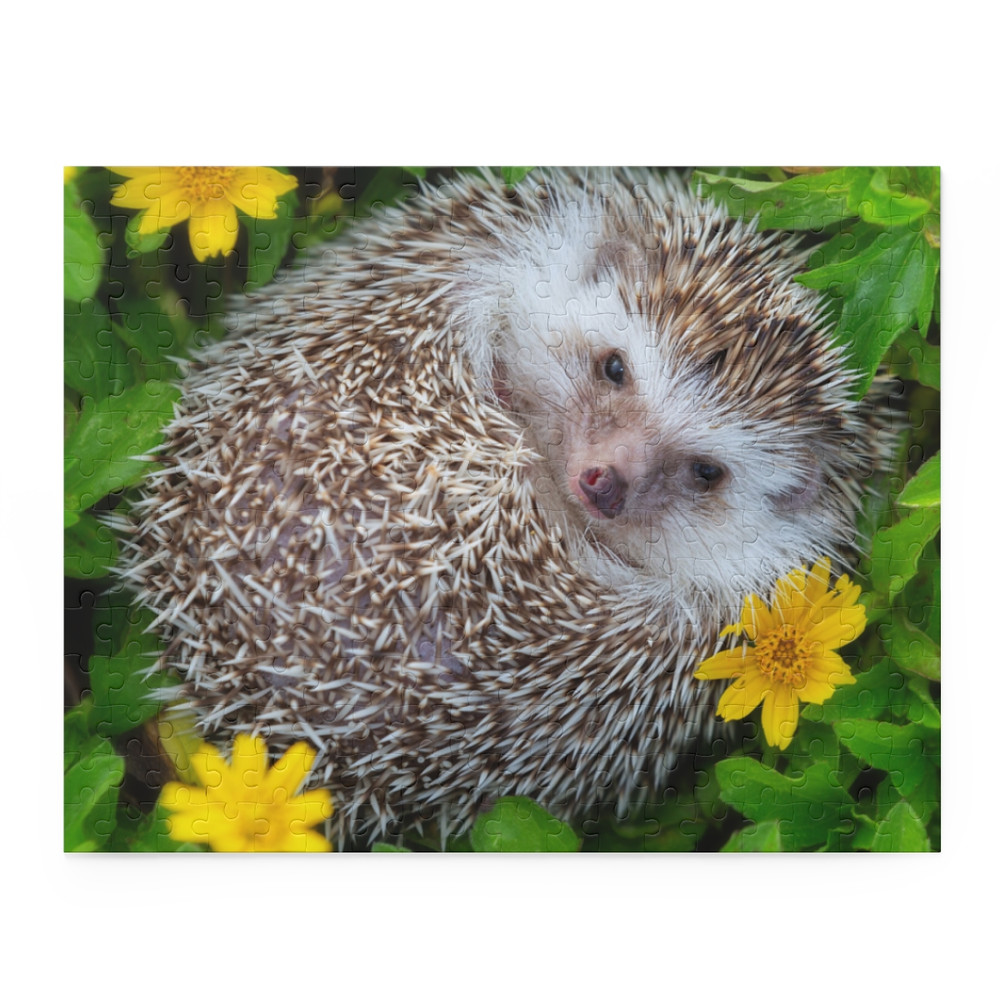 Custom Hedgehog Puzzle Nature Puzzle Family Puzzle 2