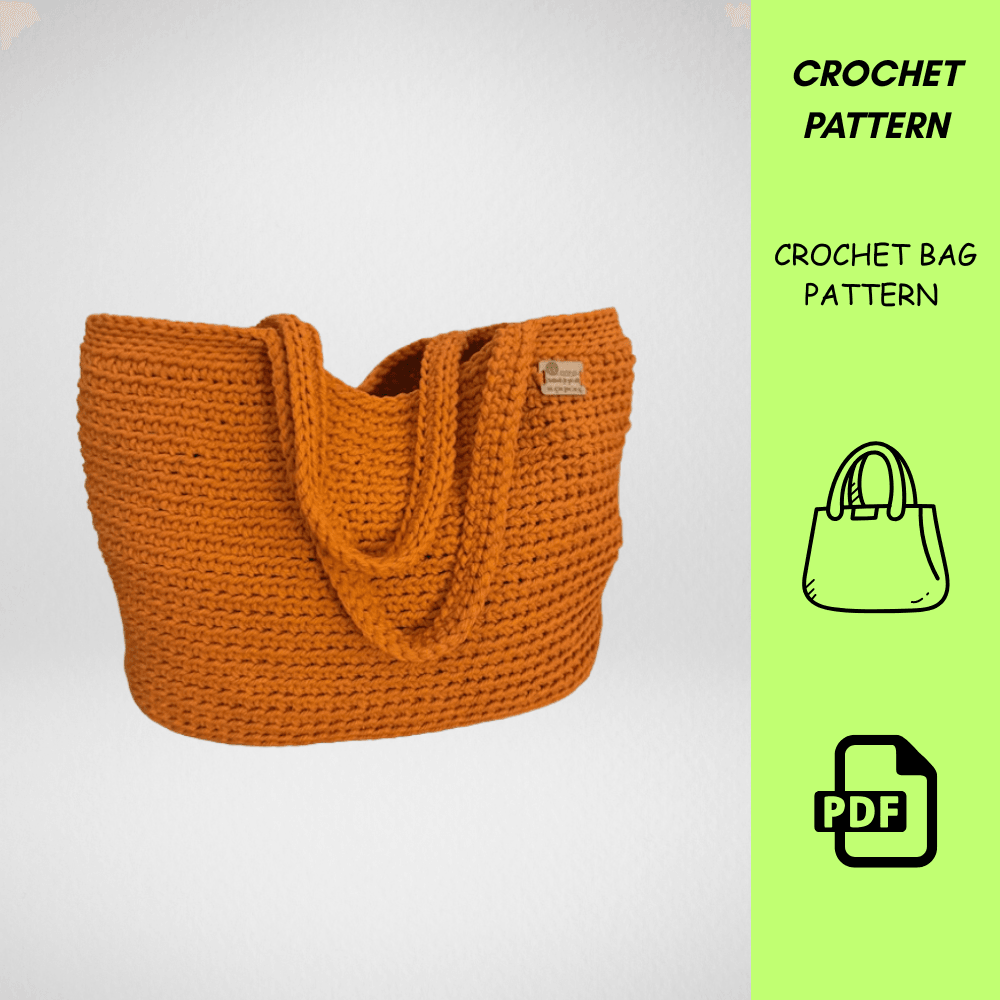 Crochet Bag Pattern XXL Tote  PDF Crochet Pattern For Large Handmade Bag  BeginnerFriendly 2