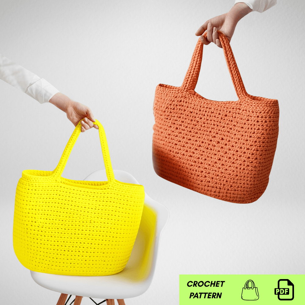 Crochet Bag Pattern XXL Tote  PDF Crochet Pattern For Large Handmade Bag  BeginnerFriendly 3