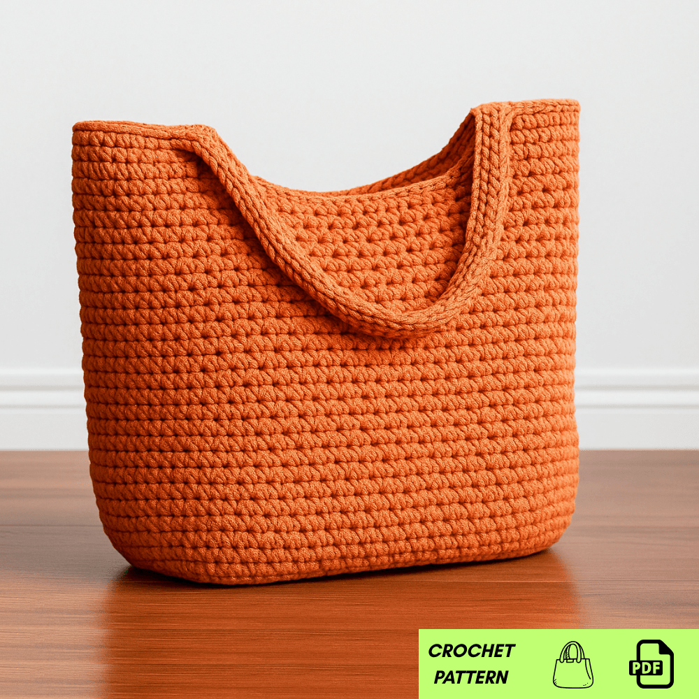 Crochet Bag Pattern XXL Tote  PDF Crochet Pattern For Large Handmade Bag  BeginnerFriendly 5