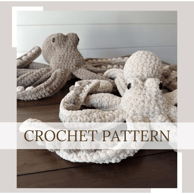 Anchor The Octopus Crochet Pattern Bundle PDF  Amigurumi Octopus Pattern Original  Mini  Digital Do 0