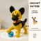 German Shepherd Crochet Pattern PDF Amigurumi Dog Plush DIY Crochet Toy Tutorial Crochet Pattern 2