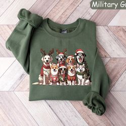 dog christmas sweatshirt, dog lover gift, dog christmas shirt, dog mom sweater, christmas gift, holiday sweaters, christ