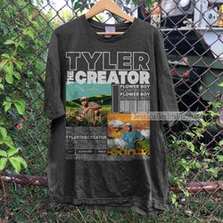 tyler the creator vintage bootleg inspired tee  tyler the creator vintage tshirt, flower boy shirt  graphic unisex tee
