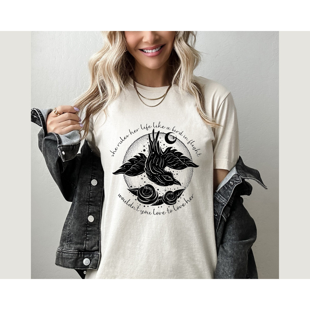 Bird In Flight Rhiannon Inspired Shirt, Rock Concert Tour 2023, Gift for Fan, Country Music concert shirt.jpg