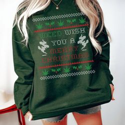 get in loser  were slaying christmas sweatshirt, santa sweatshirt, xmas movie shirt, christmas family sweatshirt