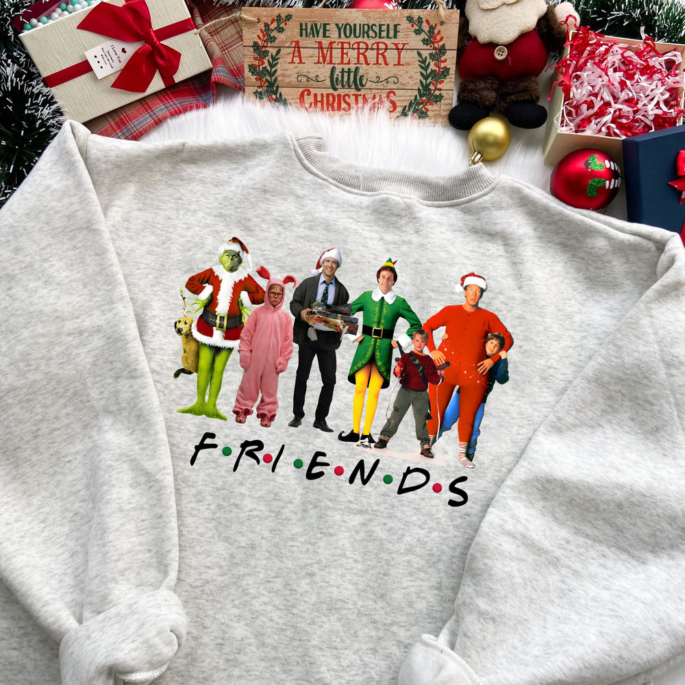 Christmas Friends Sweatshirt, Christmas Movie Shirt, Christmas Party Shirt, Christmas Gift, Christmas Sweatshirt.jpg