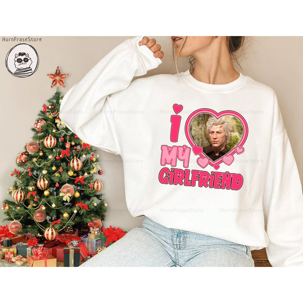 Astarion I Love My Girlfriend Shirt, Astarion Shirt, High Elf Shirt, Baldurs Gate 3 Astarion Shirt, Astarion Girl Dinner Shirt, Unisex Shirt.jpg