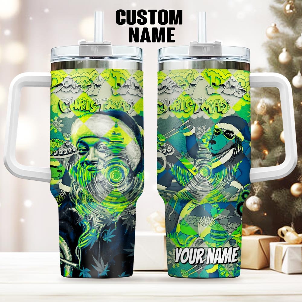 Custom Name Snoop on A Stoop Hip Hop Lovers Christmas 90s 40OZ Stanley Tumbler, Doggy Dogg Christmas Tumbler Gift For Fan 2111R MLUD.jpg