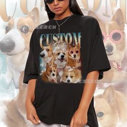 Custom Retro Dog Bootleg Shirt, Dog Bootleg Retro 90s Tee, Custom Pet Photo, Custom Pet Portrait, Do