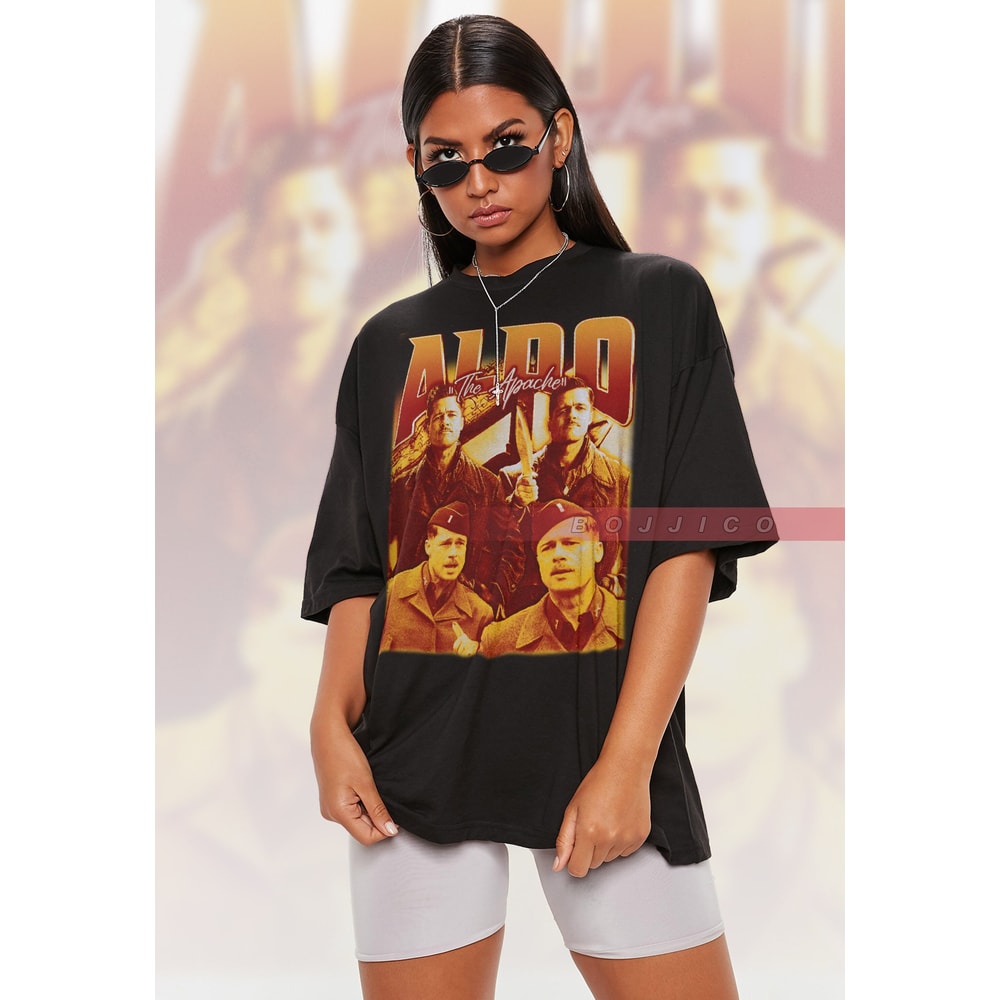 ALDO THE APACHE Shirt Inglorious Basterds Shirt Aldo The Apache Vintage Shirt Aldo The Apache Retro 90s Shirt Lt Aldo Raine Shirt.jpg