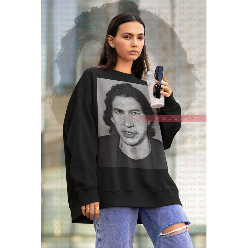 ADAM DRIVER sweatShirt Vintage Adam Driver Sweater 90s Homage Art T-Shirt Ben Solo, Reylo, Rey, Daisy Ridley, Sith Shirt, First Order-1.jpg