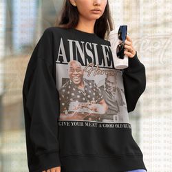 ainsley harriott ,ainsley harriot vintage sweatshirt, ainsley harriot homage sweater  ainsley harrio
