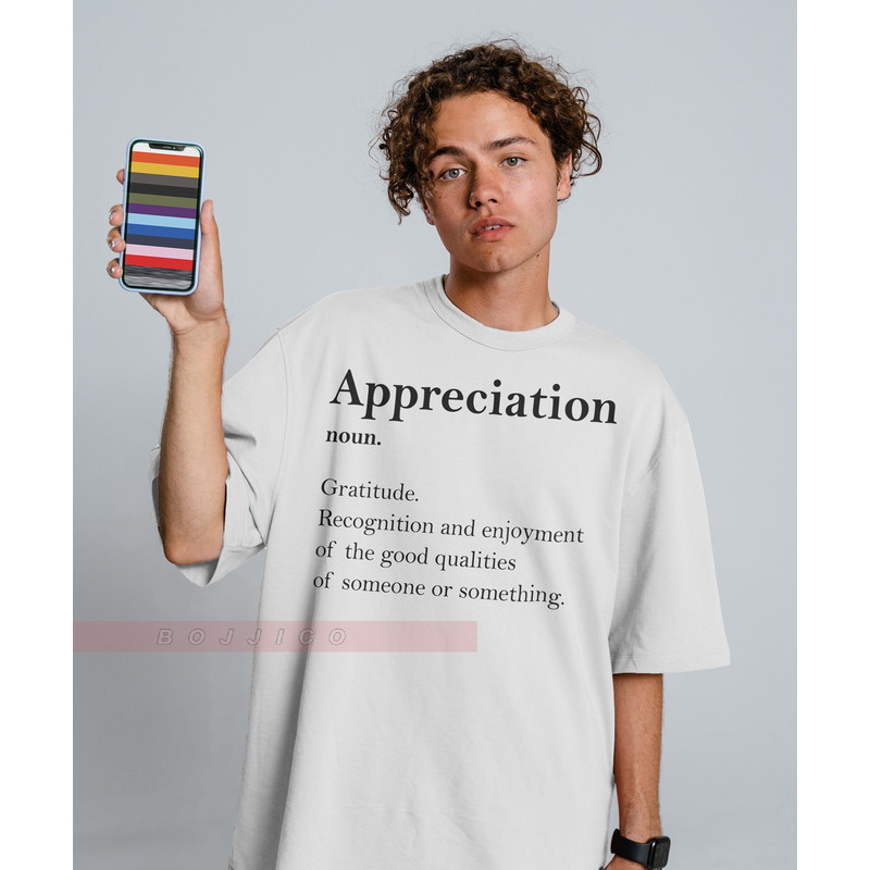 Appreciation Definitions Unisex Tees, Friends appreciation, Friends tshirt, Friend shirts, School shirt, Custom Friends shirt, Appreciations.jpg