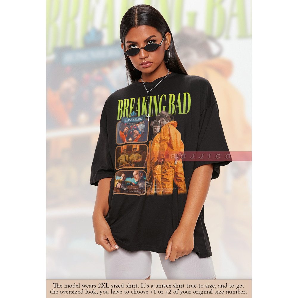 Breaking Bad Shirt, Drama TV Series Walter White Vintage 90s Retro Tshirt, Breaking Bad Jesse Pinkman Fan Tshirt, Saul, Mike, Gustavo Fring.jpg