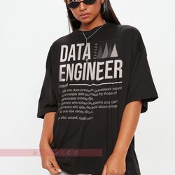data engineer unisex shirt, coding shirt, computer geek, computer science, programming shirt , compu