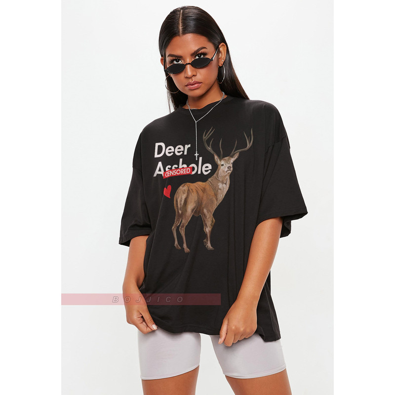 Deer Asshole ! Hunting T Shirt Men, Funny Joke Hunting Shirt, Dad Hunter, Deer Shirts, Rude Offensive Gifts For Hunters, Fast Food Deer.jpg