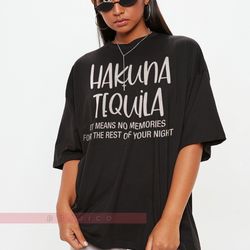 hakuna tequila unisex tees, teens shirt, drinking around the world shirt, epcot, bachelorette party