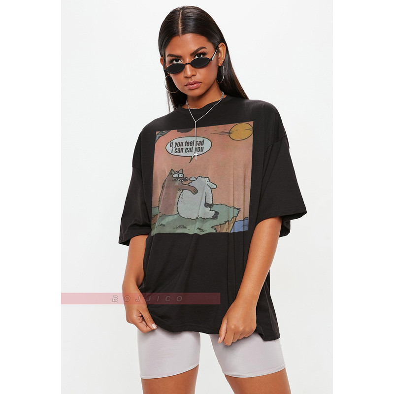 In Case You Are Sad I Can Eat You  Shirt, Opossums Lover Shirt, Possums Shirt, Sad Opossums Meme, Eat Trash Possum Tee, Raccoon Tanuki Shirt.jpg