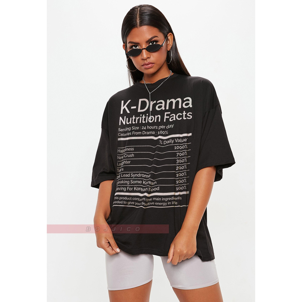 K-Drama Nutrition Facts Unisex Tees,K-Drama Addict,K-Drama Shirt, Korean Drama Shirt, Korean Drama Gift, K-Drama Fan Shirt, K-Drama T-Shirt,.jpg