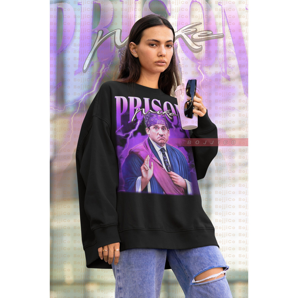 LORD PRISON MIKE Vintage Sweatshirt, The Office Steve Carell Hoodie, Michael Scott Biatch Shirt, Office Tee, The Office, Jim, Dwight, Mike.jpg