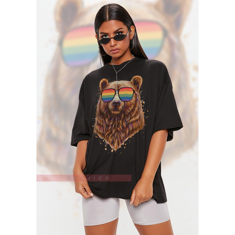 Papa Bear Unisex Shirts, PRIDE Month Shirts, LGBTQ+ Queer Unisex T-Shirt  Human's Right, Funny LGBT T-Shirt, Gay Pride Gift, Pride Rainbow.jpg