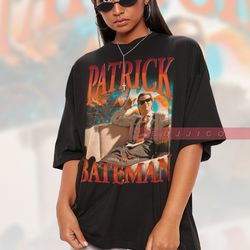 patrick bateman shirt, american psychho shirt, american horror film tshirt, paul