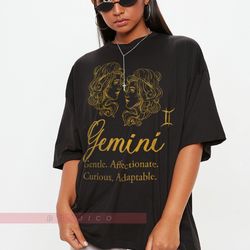 Personalized Gemini Shirt, Gemini, Gemini Gifts, Gift For Gemini, Gemini Zodiac