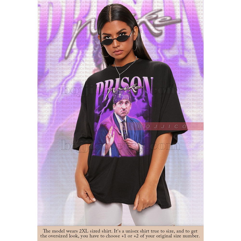 PRISON MIKE Vintage The Office, Michael Scott Biatch, Tv Series Shirt, Steve Carell Tshirt, Office Tee, The Office, Jim, Pam, Dwight, Mike.jpg