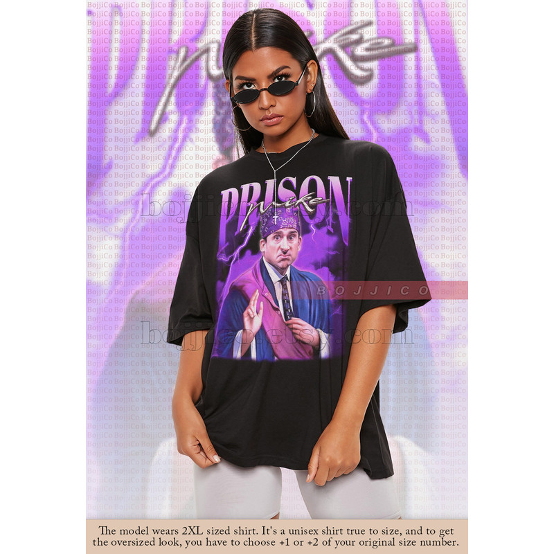 PRISON MIKE Vintage The Office, Michael Scott Biatch, Tv Series Shirt, Steve Carell Tshirt, Office Tee, The Office, Jim, Pam, Dwight, Mike.jpg