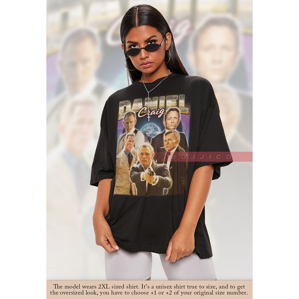 RETRO DANIEL CRAIG Shirt, Daniel Wroughton Craig Fann T-shirt, Cmg Tees, English Actor Shirt, Casino Film Shirt, Daniel Craig Homage Vintage-1.jpg