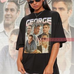 retro george cloony shirt, george clooney vintage shirt george clooney homage t