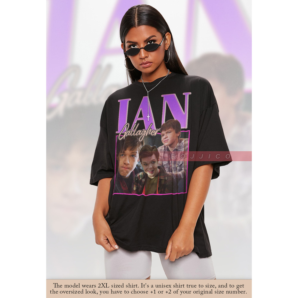 RETRO IAN GALLAGHER Shirt, Cameron Monaghan, Carl, Ethan Cutkosky Tshirt, Fiona, Frank, Lip, Liam Gallagher, Vintage Shirt, Shameless Shirt.jpg