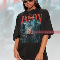 RETRO JASON VOORHEESE shirt, Scary Jason Voorhees T-Shirt Friday the 13th Horror