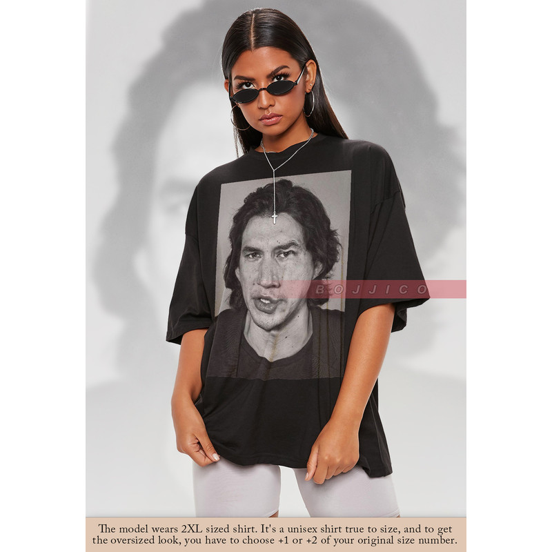 RETRO Photo Of ADAM DRIVER Shirt Vintage Adam Driver Shirt 90s Art T-Shirt Ben Solo, Reylo, Rey, Daisy Ridley, Sith Shirt, First Order-1.jpg