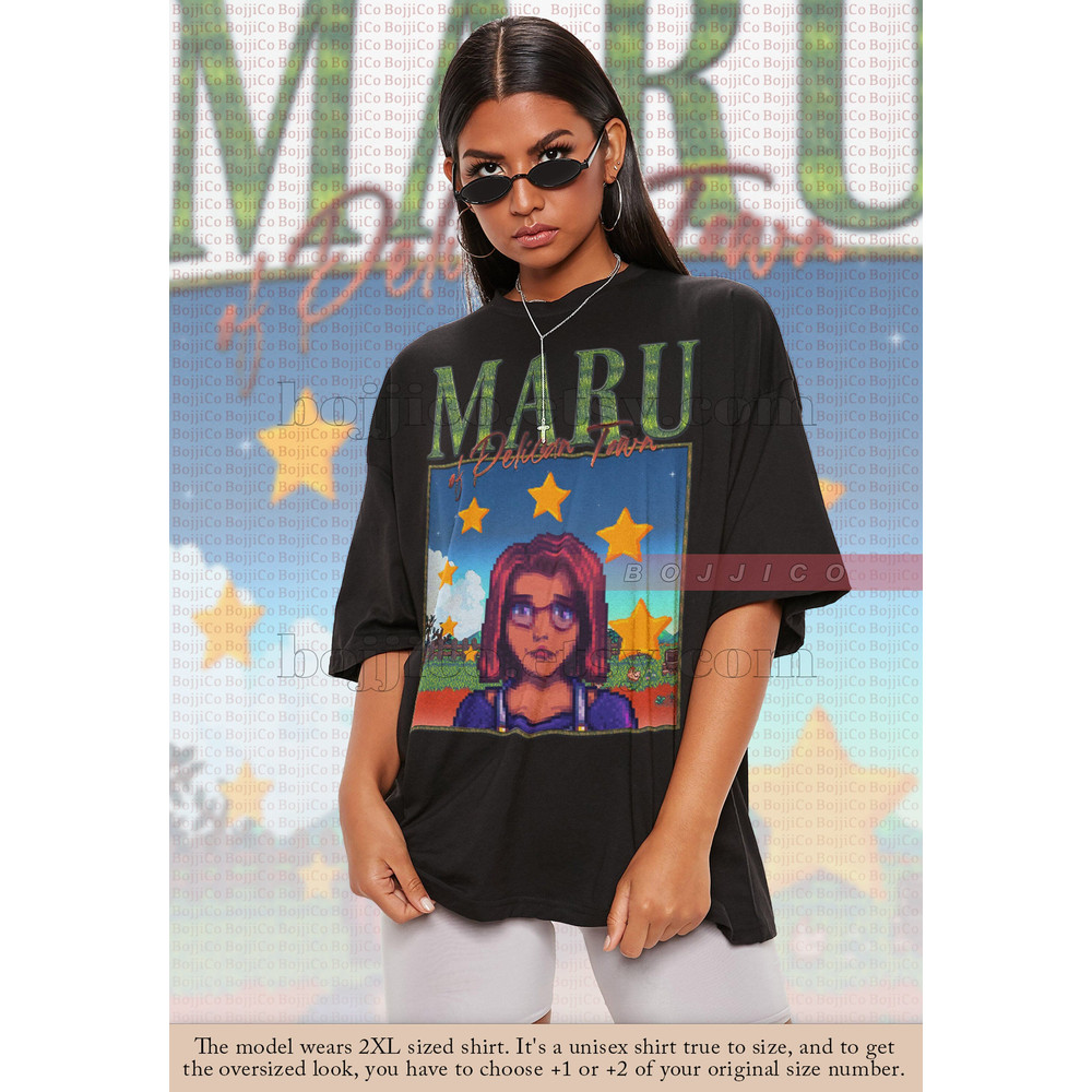 STARDW VALLEY MARU Shirt, Food Spirit Stardw Vally Shirt Stardw Vally Character Harvey Tshirt, Farming Harvst Moon Rpg Video Game Tee.jpg