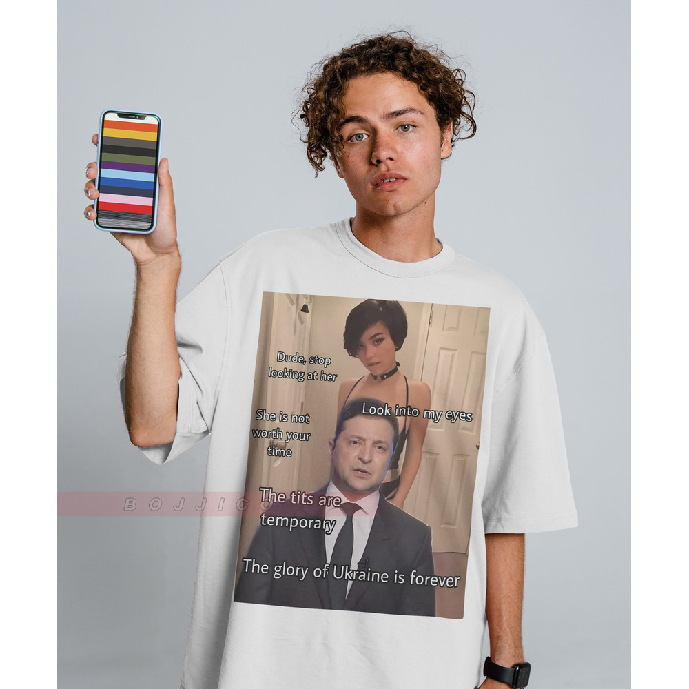Volodymyr Zelenskyy The Glory Of Ukraine Is Forever Unisex Tees, Volodymyr Zelensky T-shirt, Zelensky & Ukraine War,Stand with Ukraine Shirt.jpg