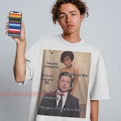 volodymyr zelenskyy the glory of ukraine is forever unisex tees, volodymyr zelen