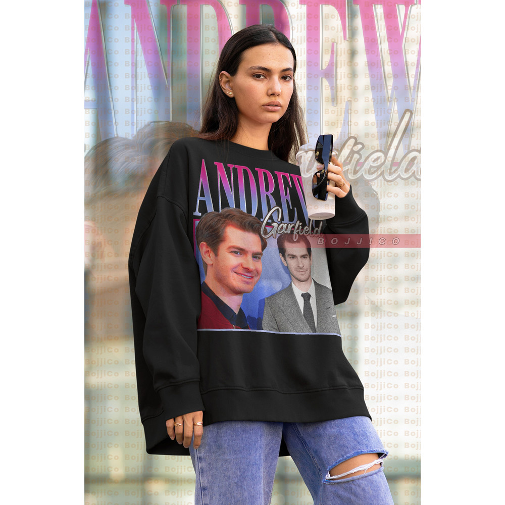 ANDREW GARFIELD SweatShirt Andrew Garfield Homage Sweater Andrew Garfield Fan Tees Andrew Garfield Andrew Garfield Merch Gift-1.jpg