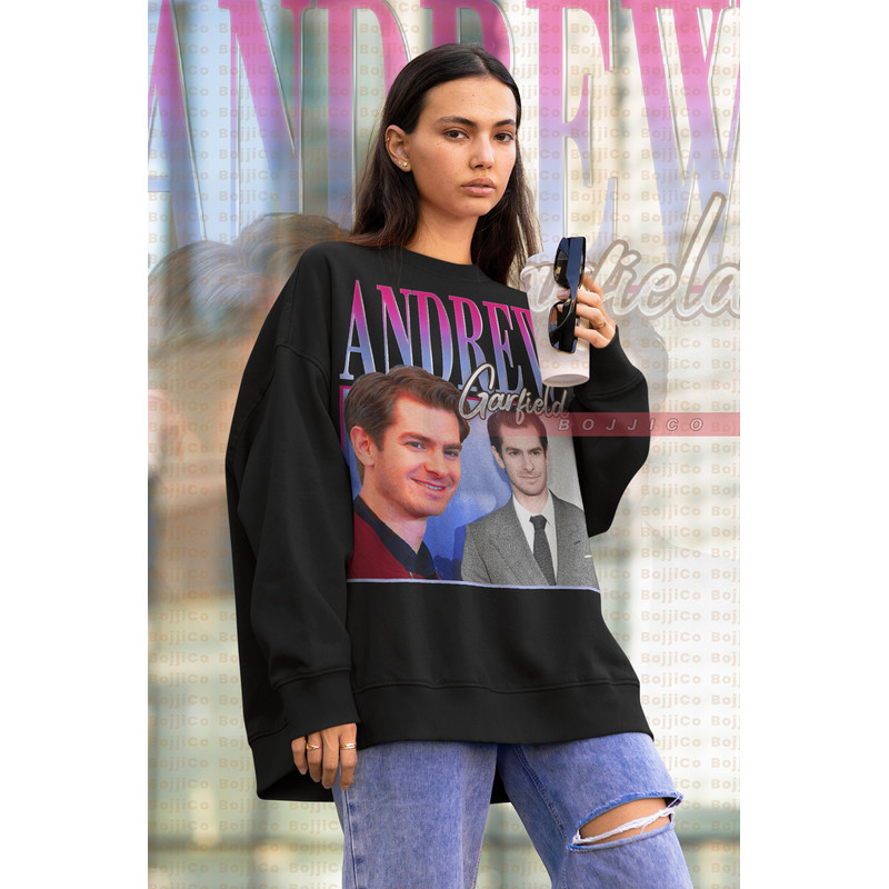 ANDREW GARFIELD SweatShirt Andrew Garfield Homage Sweater Andrew Garfield Fan Tees Andrew Garfield Andrew Garfield Merch Gift-1.jpg