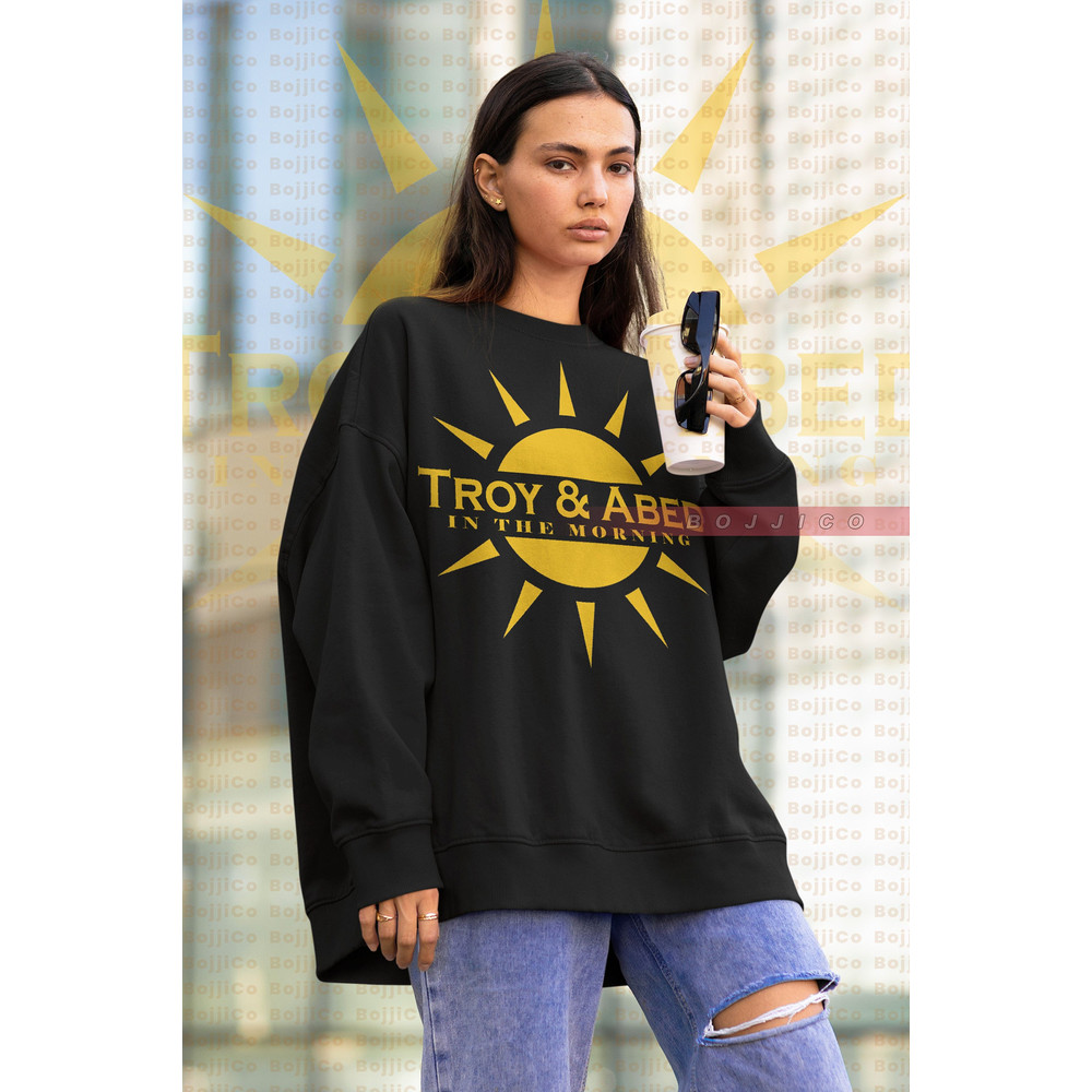 COMMUNITY TROY and ABED Sweatshirt, Troy and Abed In The Morning Sweater, The Communnity Tv Series Merch American Sitcom, Troy Abed Sweater-2.jpg