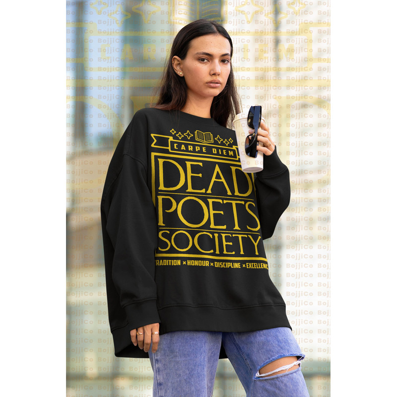 Dead Poetts Society O Captain My Captain Vintage Unisex SweatShirt, Welton Academia Sweater, University Carpe Diem, Academia Book Lovers.jpg