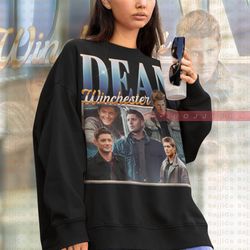 dean winchester shirt, dean winchester supernatural shirt, jensen ackles actor retro shirt