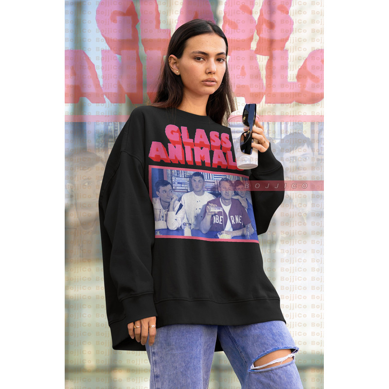 GLASS ANIMALS Heat Waves Sweatshirt, Glass Animals Shirt, Glass Animals Retro 90s Tees, Glass Animals Viral Sweater, Glass Animals Merch-1.jpg