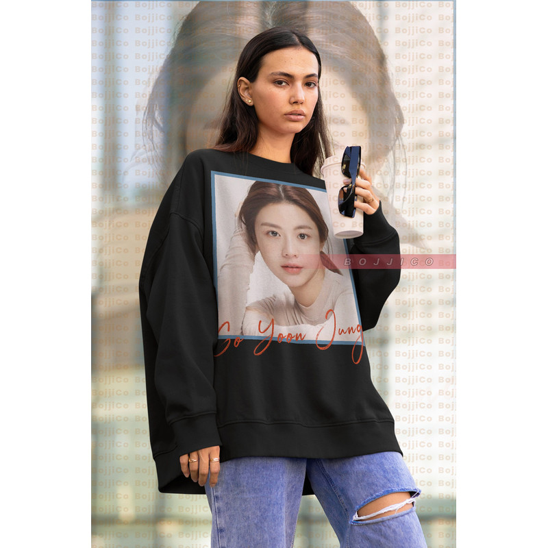 GO YOON JUNG Korean Drama Sweatshirt, Go Yoon Jung Actress Rookie Cops Kdrama Unisex sweater Kdrama Korean, Song Kang, Lee Do Hyun-1.jpg